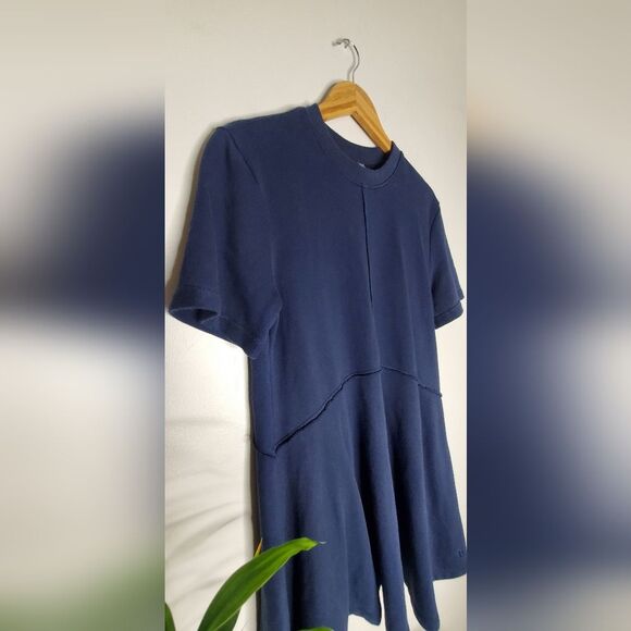 Sweaty Betty Navy Blue Revive Cotton Tshirt Women's Dress Size 4-6 - Picture 12 of 16
